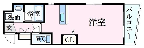 的場町駅 徒歩2分 3階の物件間取画像